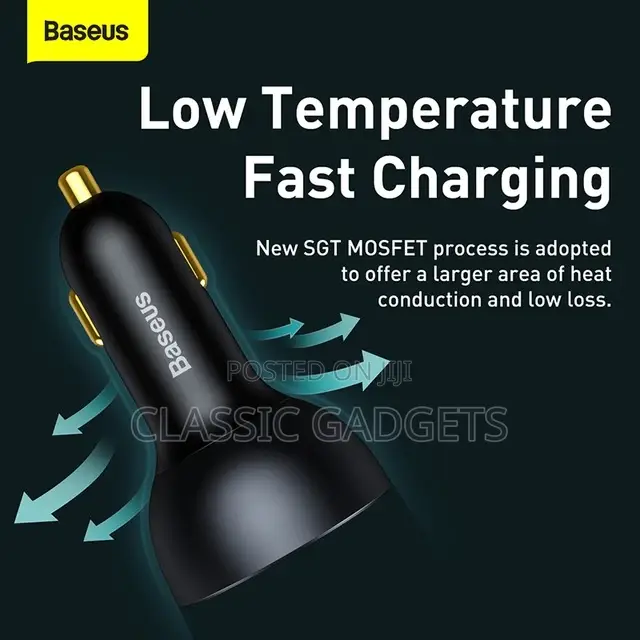 Baseus 160W Qualcomm Quick Charge-5 USB /Type C Car Charger