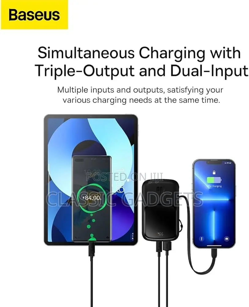 BASEUS Qpow Pro 10000mah 20W Digital Display Power Bank