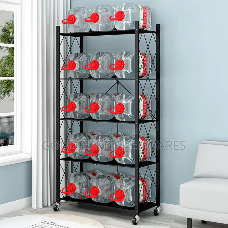 5 Layers Foldable Kitchen Shelves/ Kitchen Rack