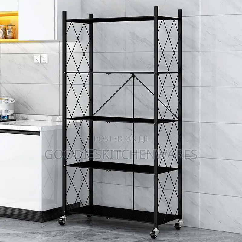 5 Layers Foldable Kitchen Shelves/ Kitchen Rack