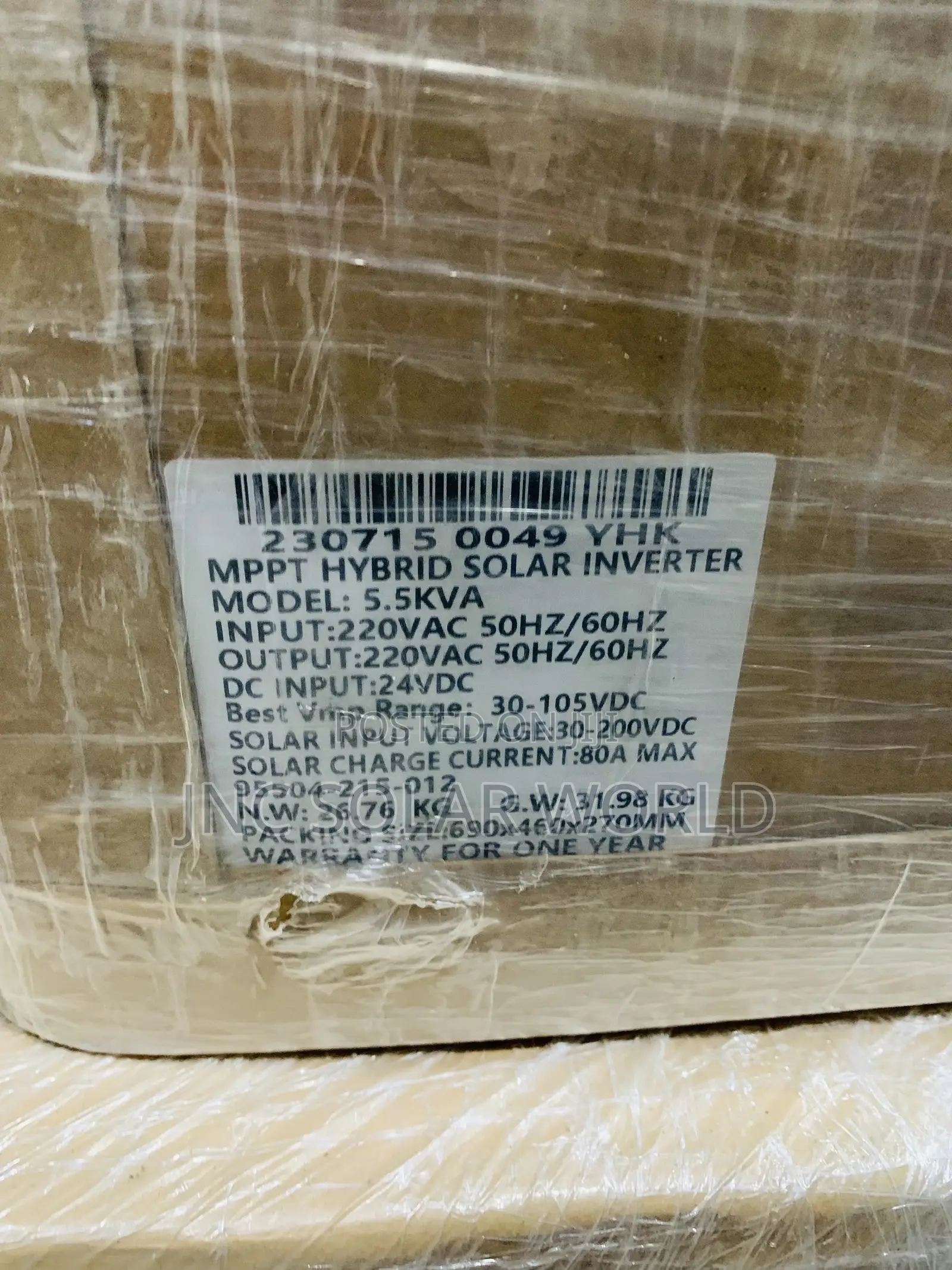5.5kva/24v Yohako Hybrid Inverter