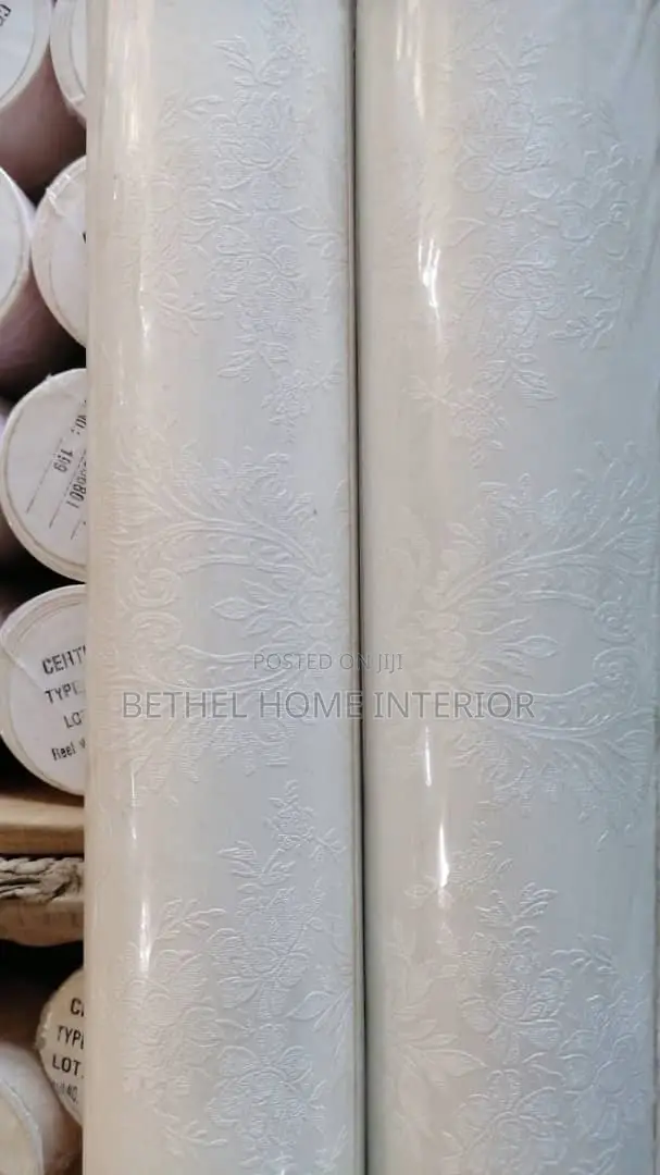 High Quality White Design Wallpaper