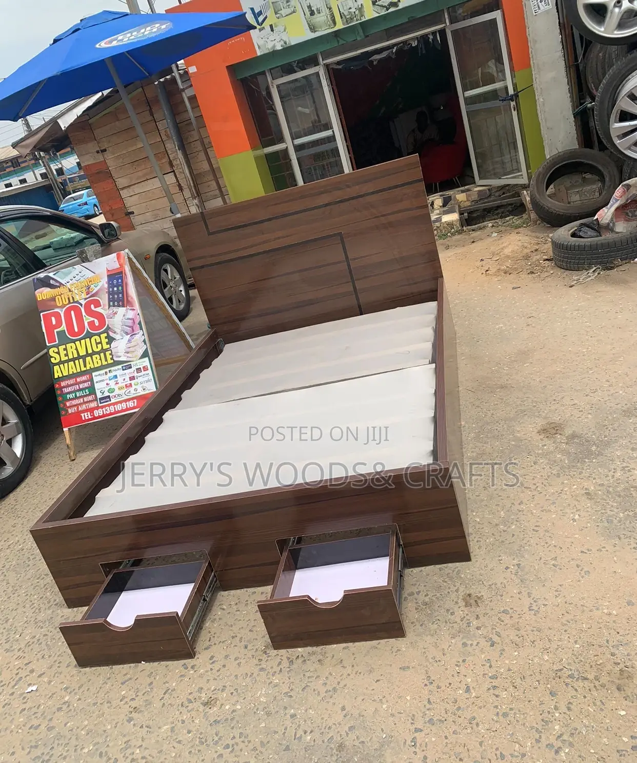 4/Half By 6 Bedframe