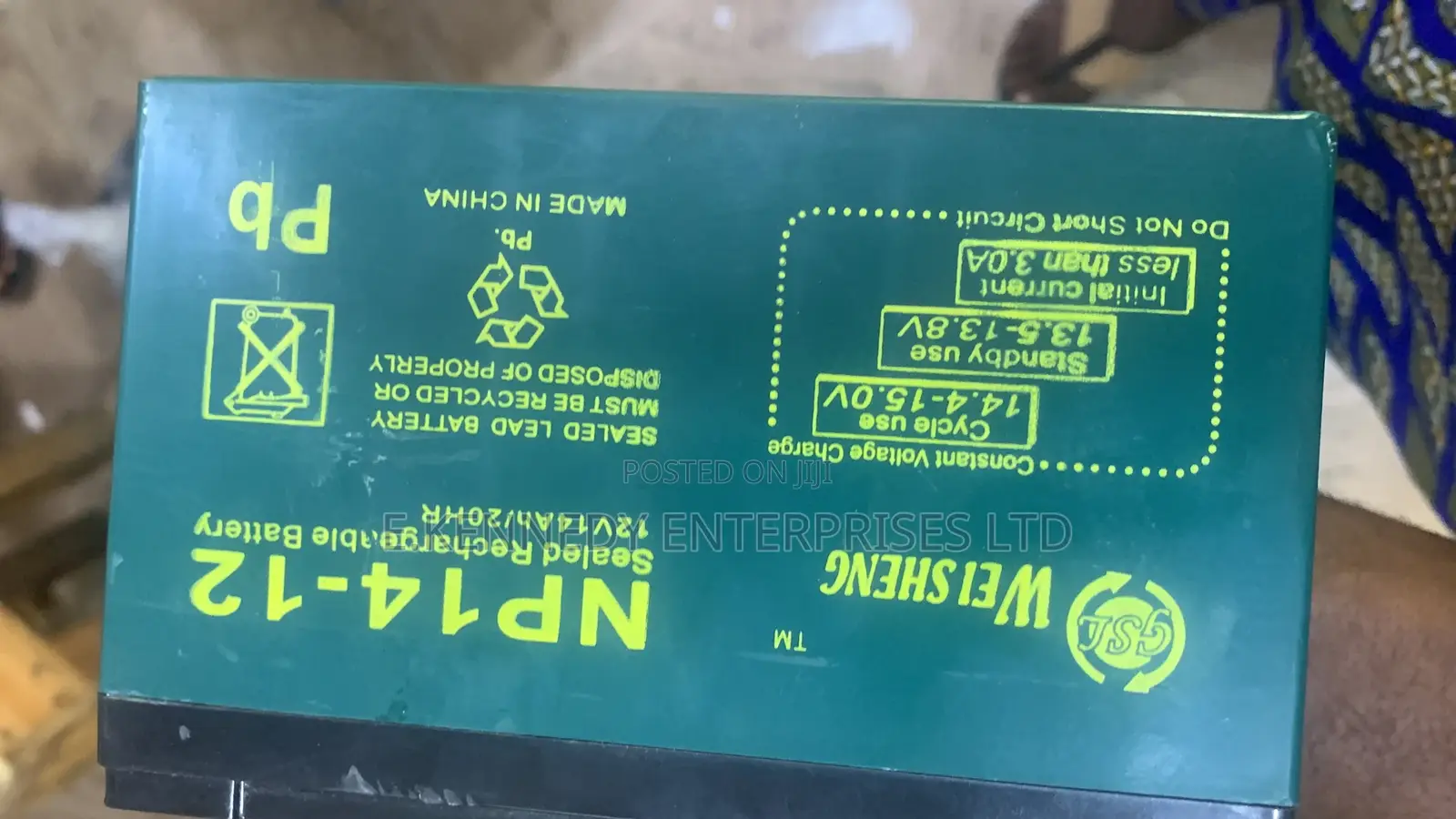 Orginal 12v14ah Rechargeable Lead-Acid Battery
