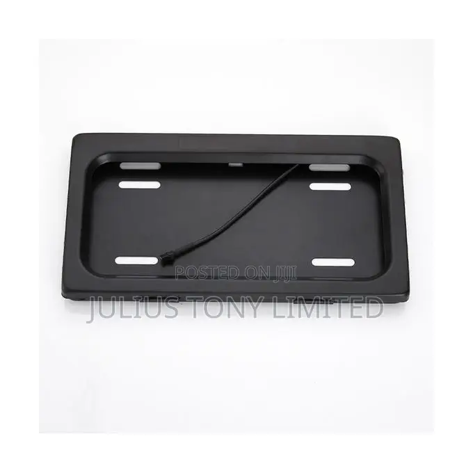 Shutter Electric License Plate Frame W/Remote Control
