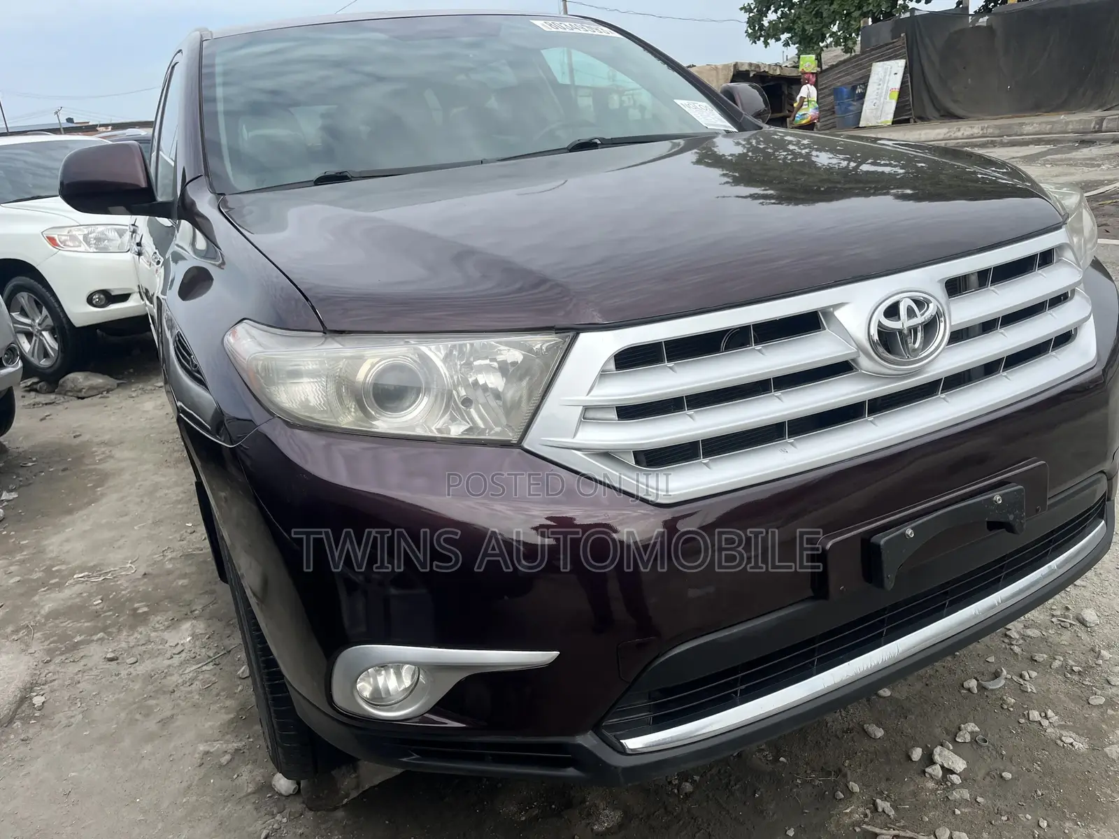Toyota Highlander Limited 3.5l 4WD 2013 Burgundy