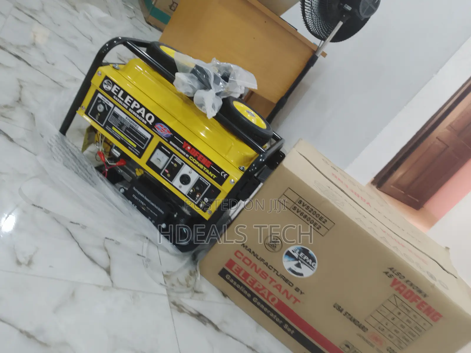 Elepaq 4.5kva Constant Key Starter Petrol Generator.