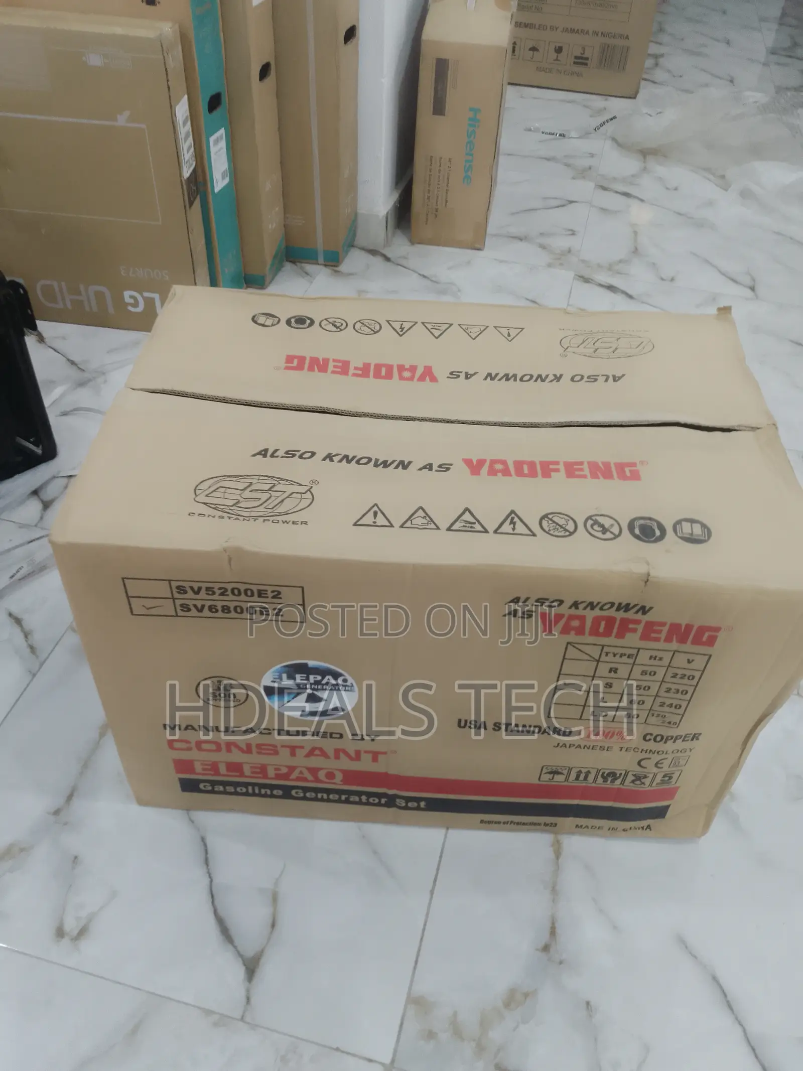 Low Noise Elepaq Generator 4.5kva.