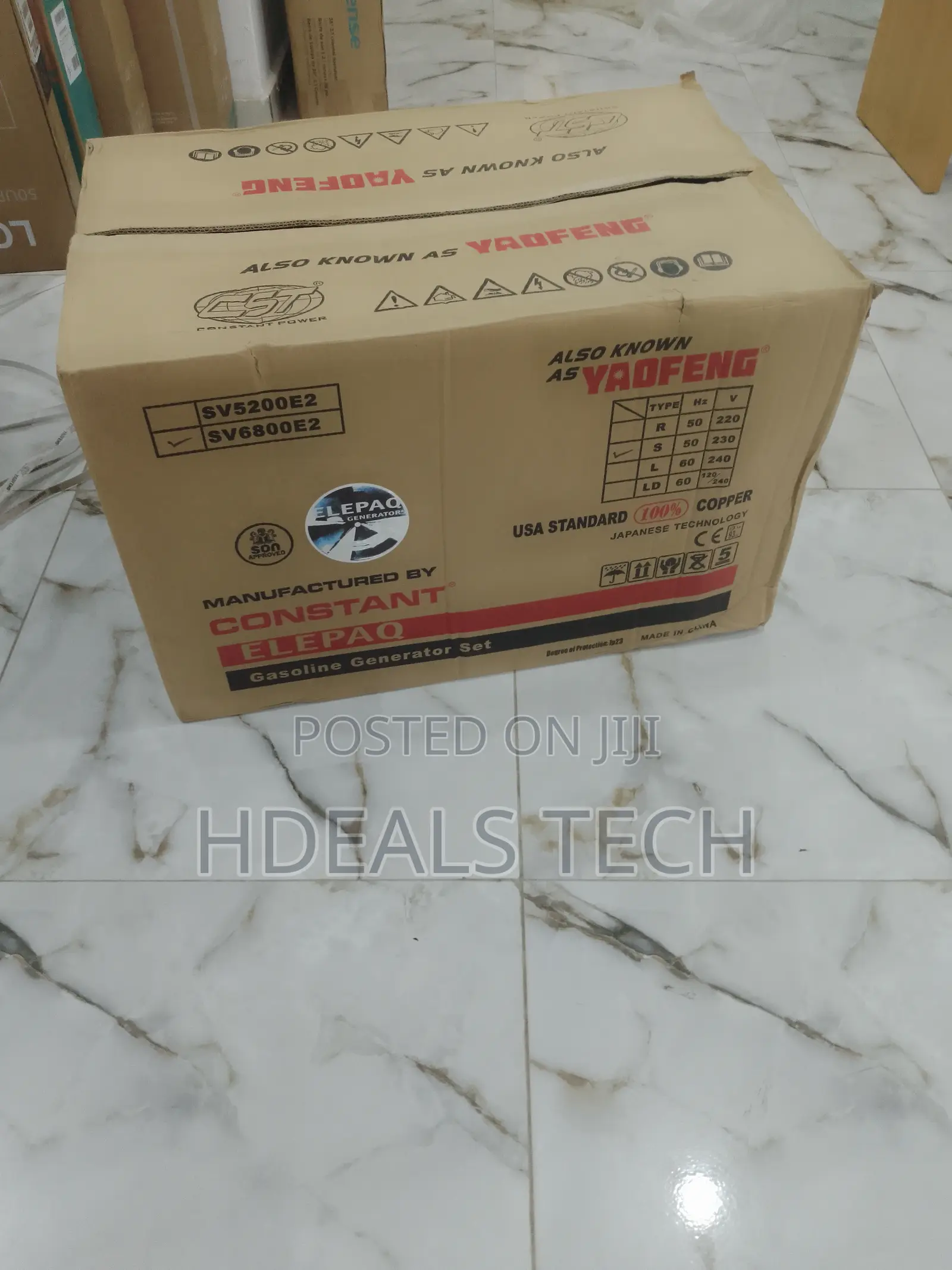 Elepaq Constant 4.5KVA 100% Copper Coil Key Start.