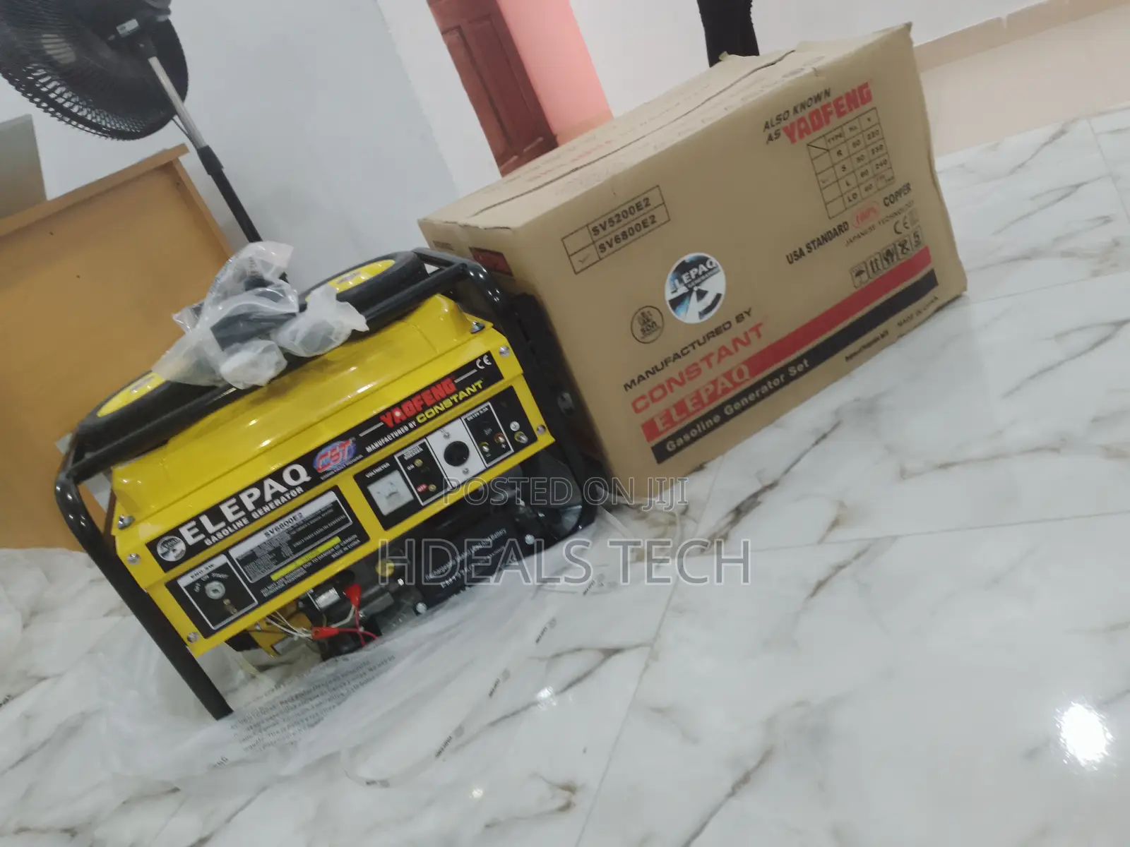 Pure Copper 4.5kva Elepaq Generator Set.