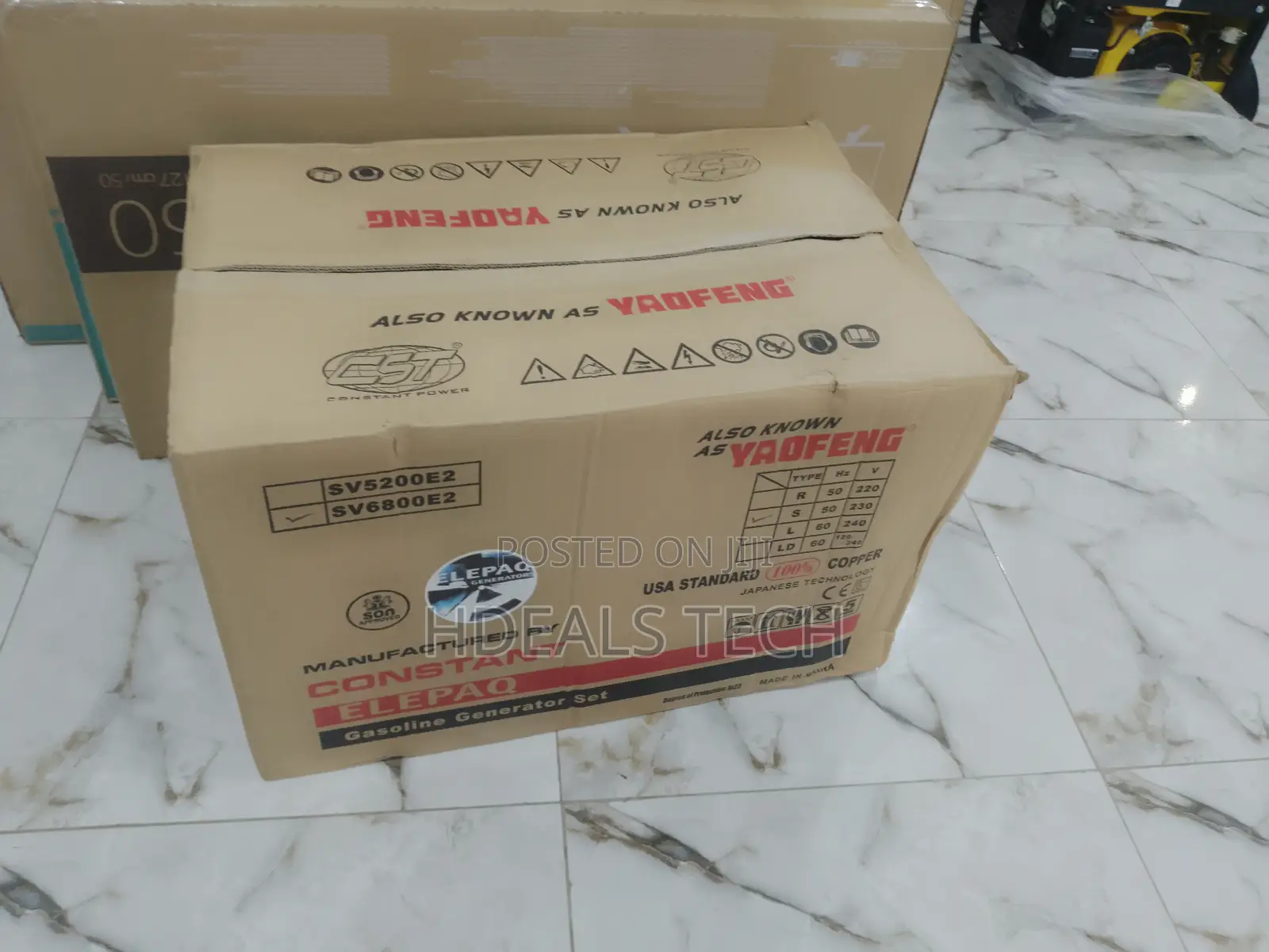 4.5kva Constant Elepaq Gasoline Generator.