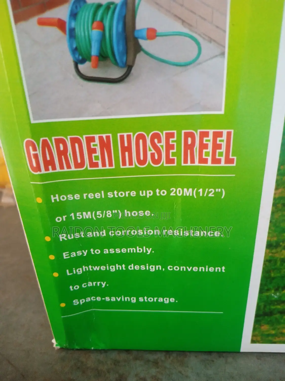 Garden Hose Reel, 20m/ 1⁄2