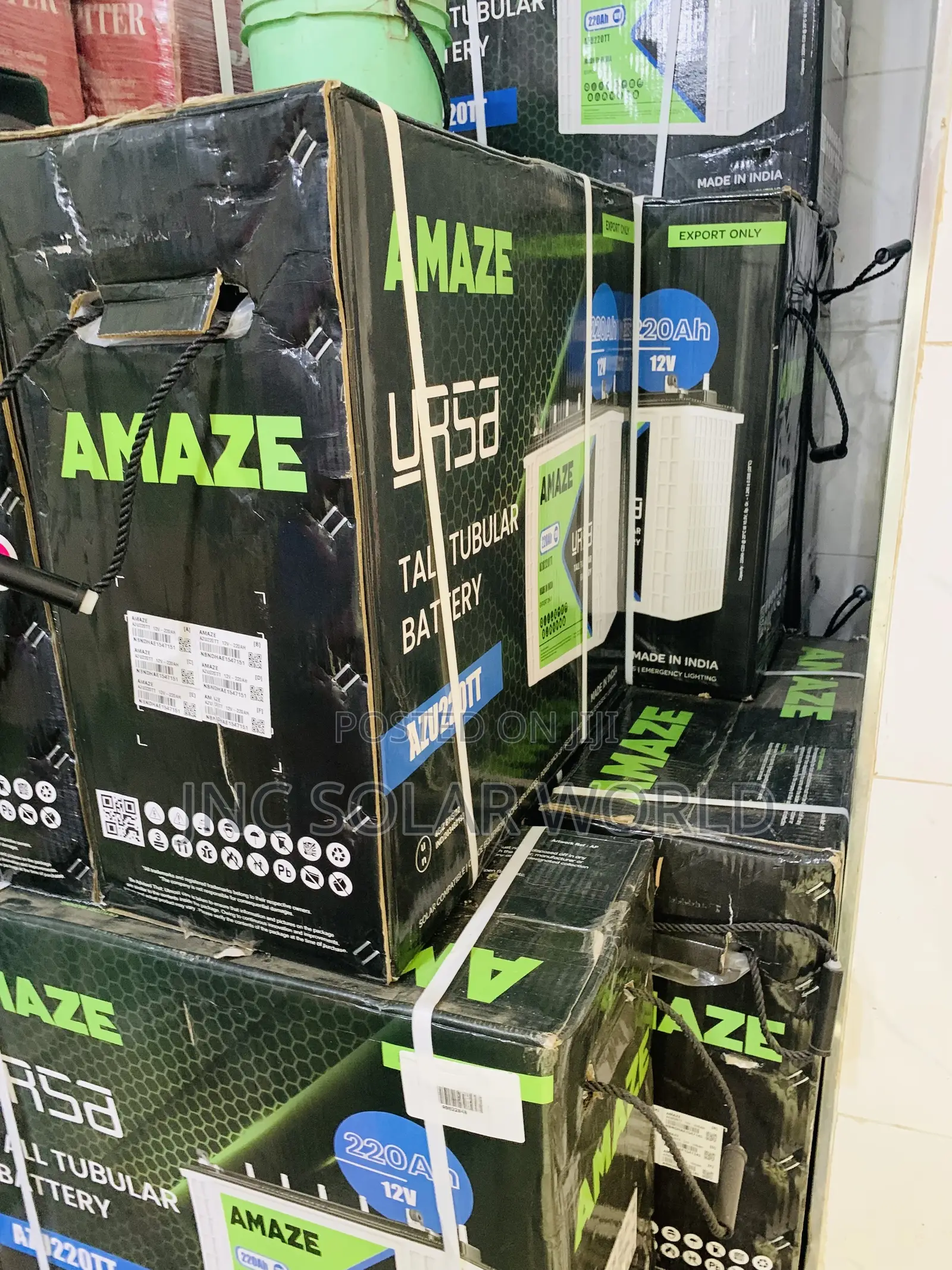 220ah/12v Amaze Tubular Battery