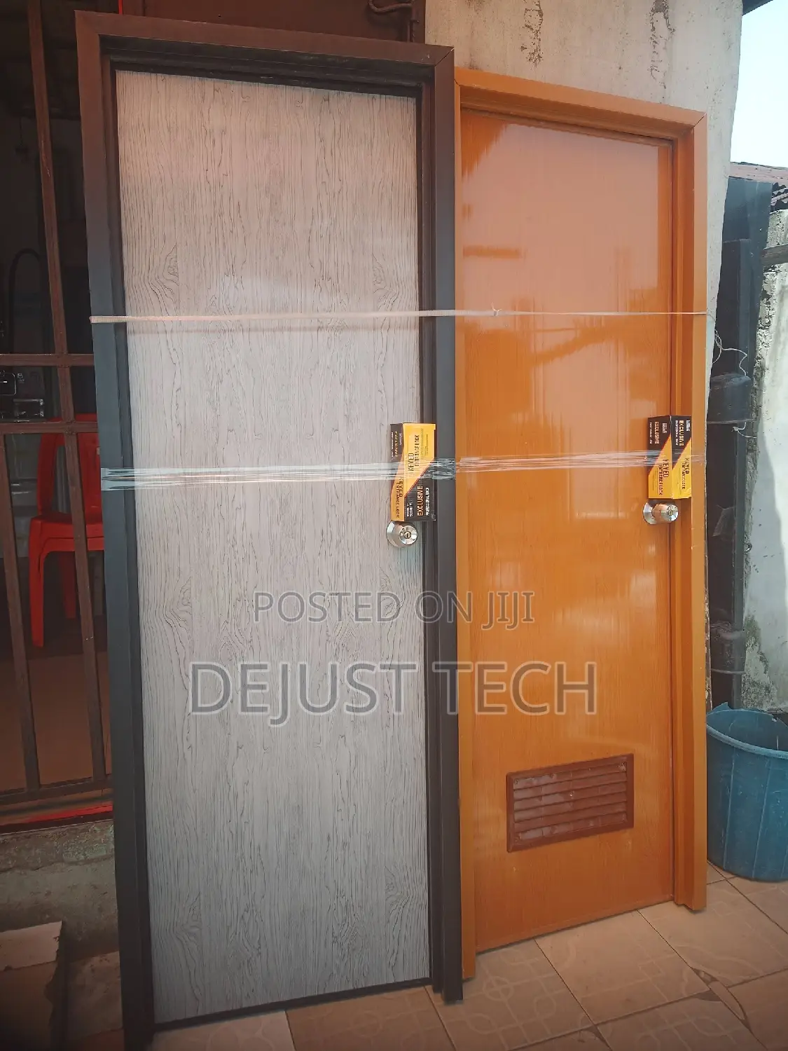 Sharp PVC Toilet Doors Bathroom