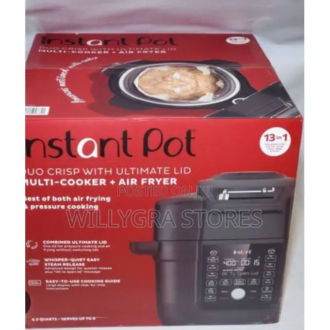 Instant Pot Duo Crisp 6.5-Quart Ultimate Lid Multi-Cooker