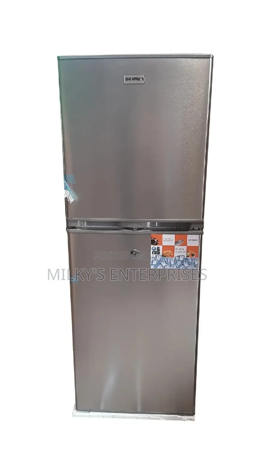 Skyrun Double Door Refrigerator 145l