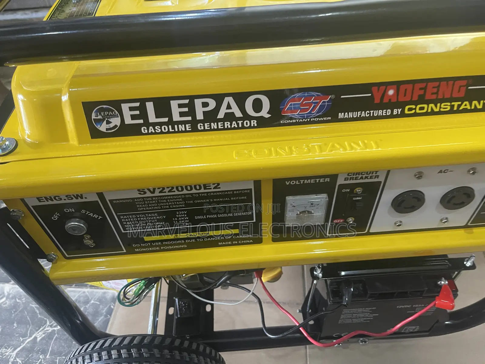 Brand New Elepaq Generator Model SV22000 Big Machine.