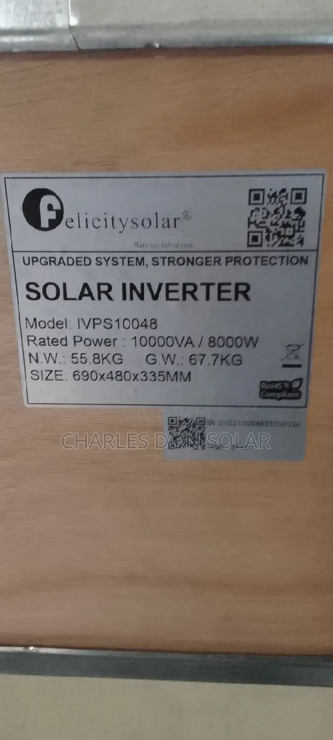 Felicity Inverter 10kva 48v Is Available