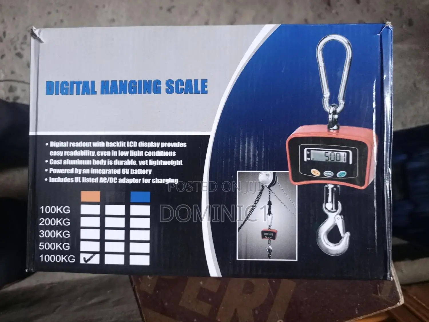 Digital Hanging Scale 1000kg