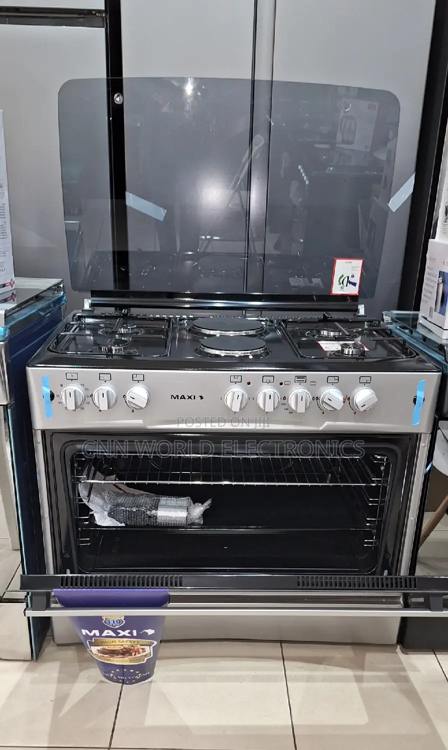 New Maxi 4 Gas 2 Electric Oven Full Automatic Gas Cooker