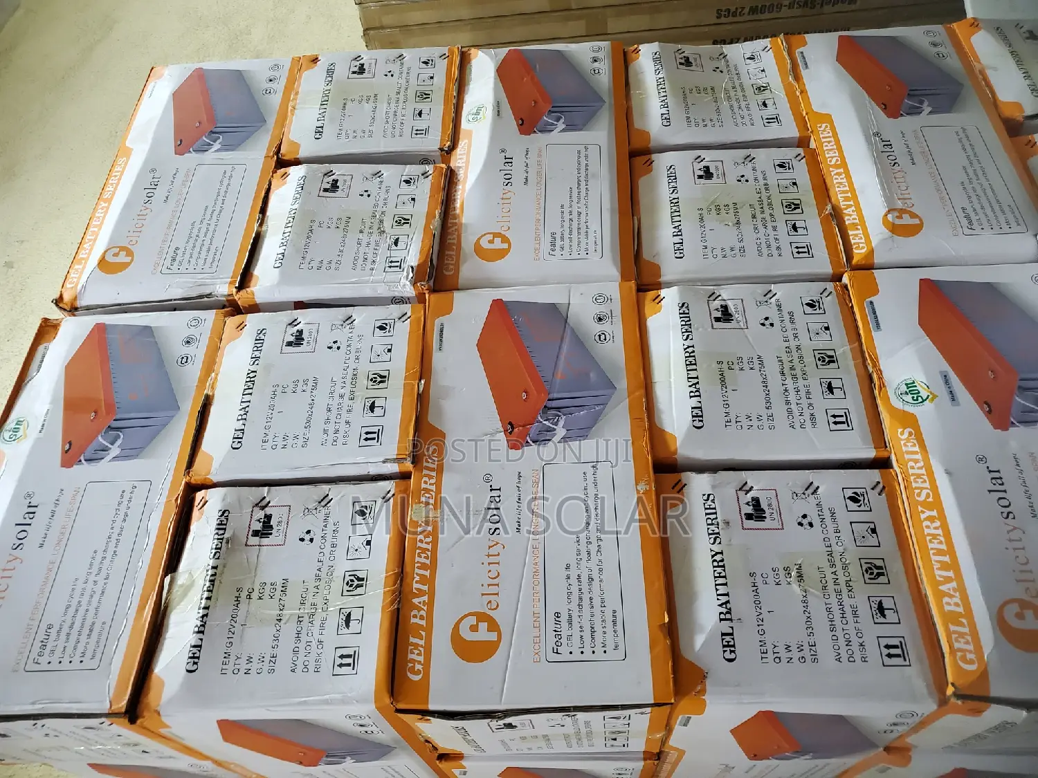200ah 12v Felicity Dry Cell Battery
