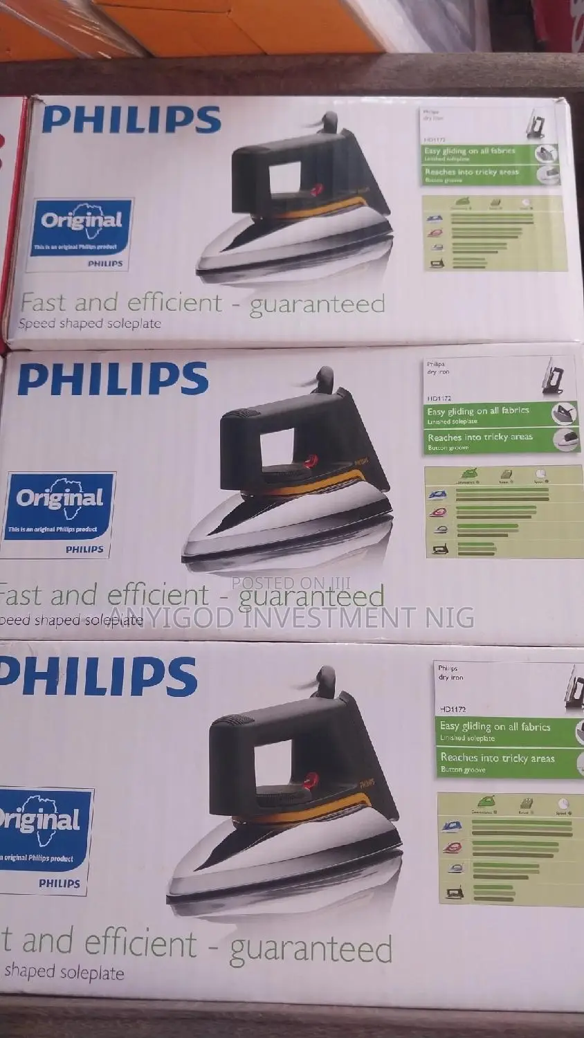 1172 Philips Dry Iron