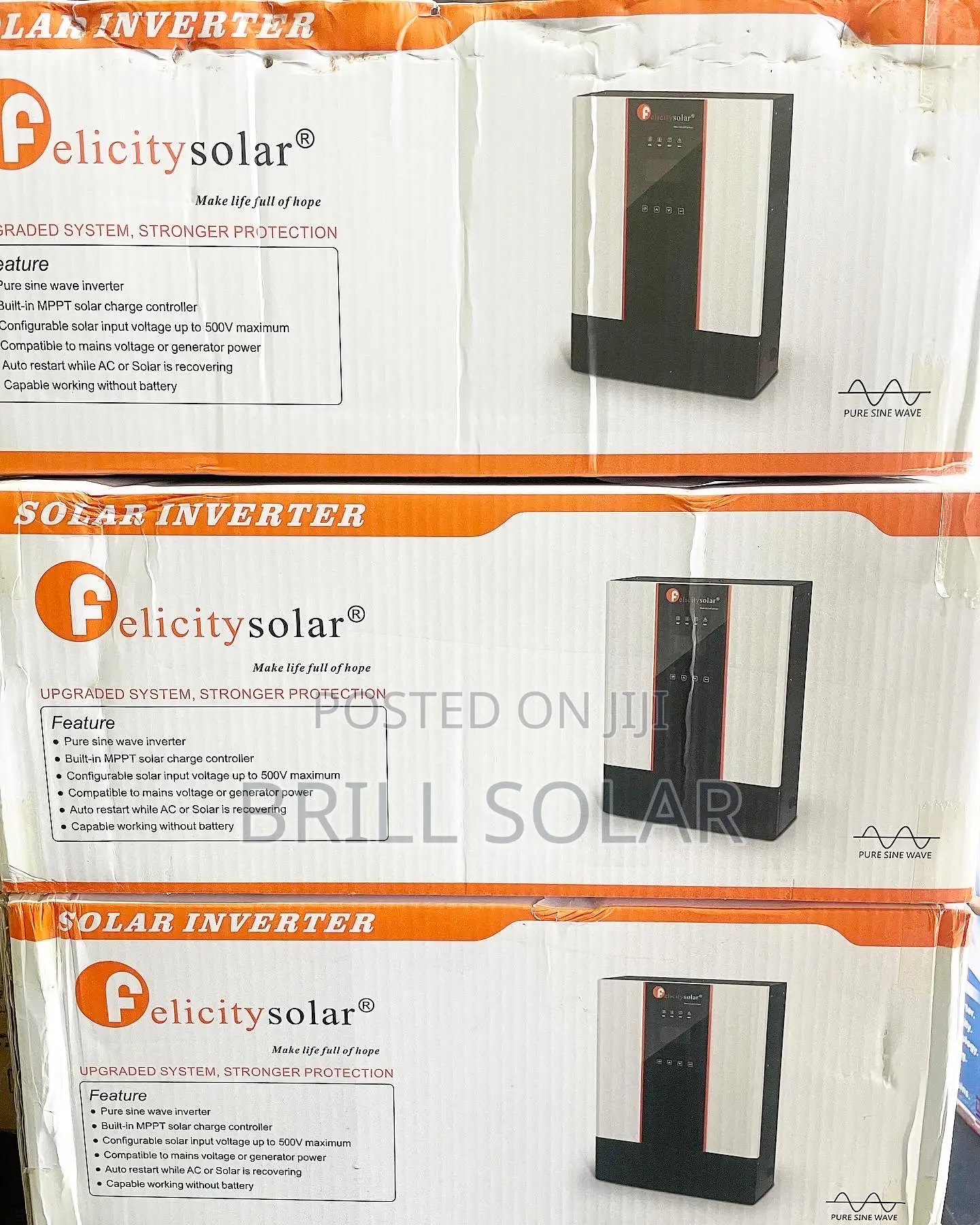 5kva, 48v Felicity Pure Sine Wave Hybrid Inverter - Ivem
