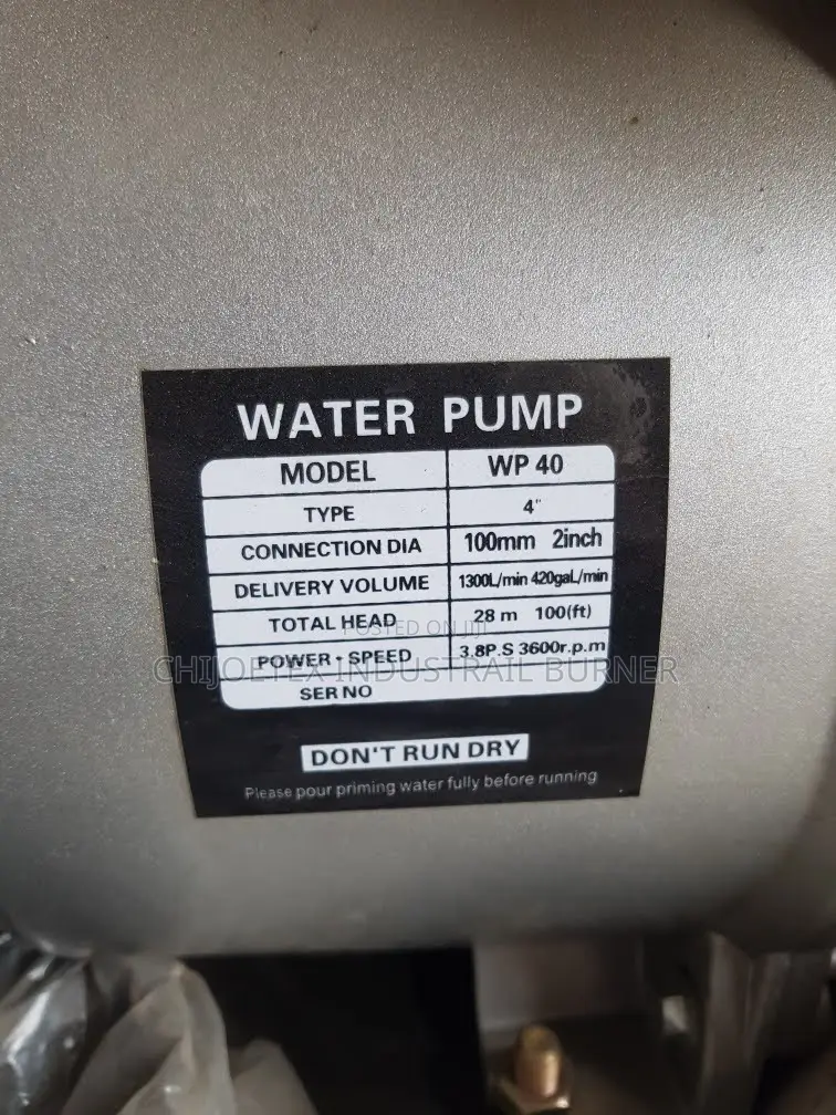 Kama Diesel Engine Water Pump 4"