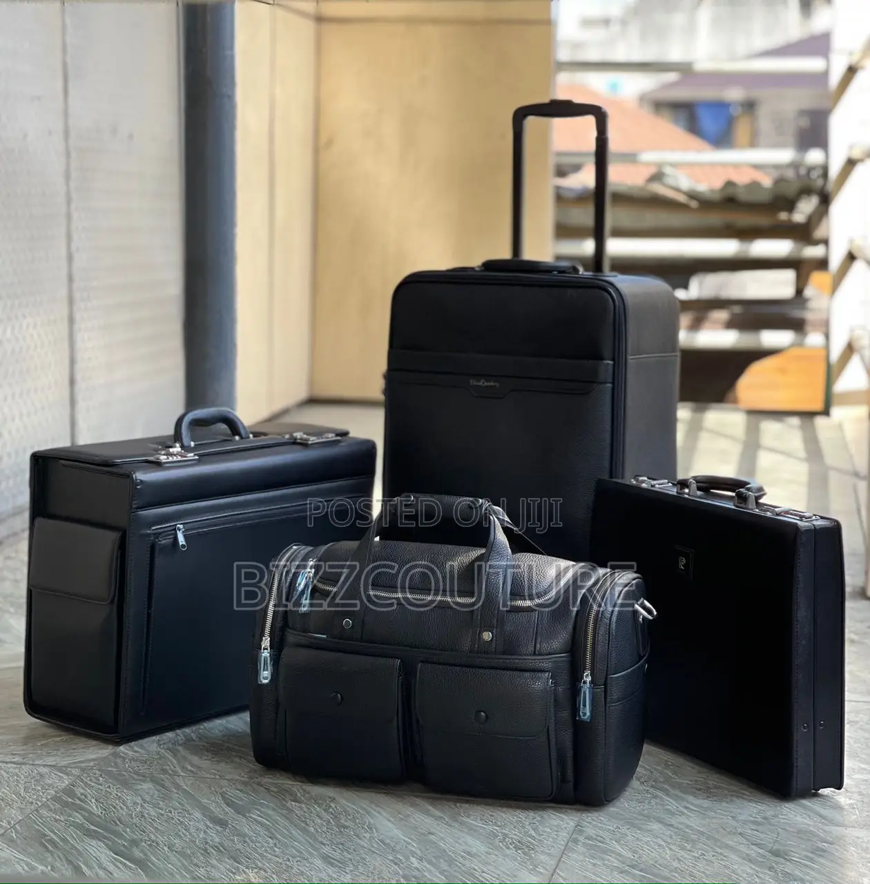 Original PURE LEATHER SETS of 5 Bags Available in Store