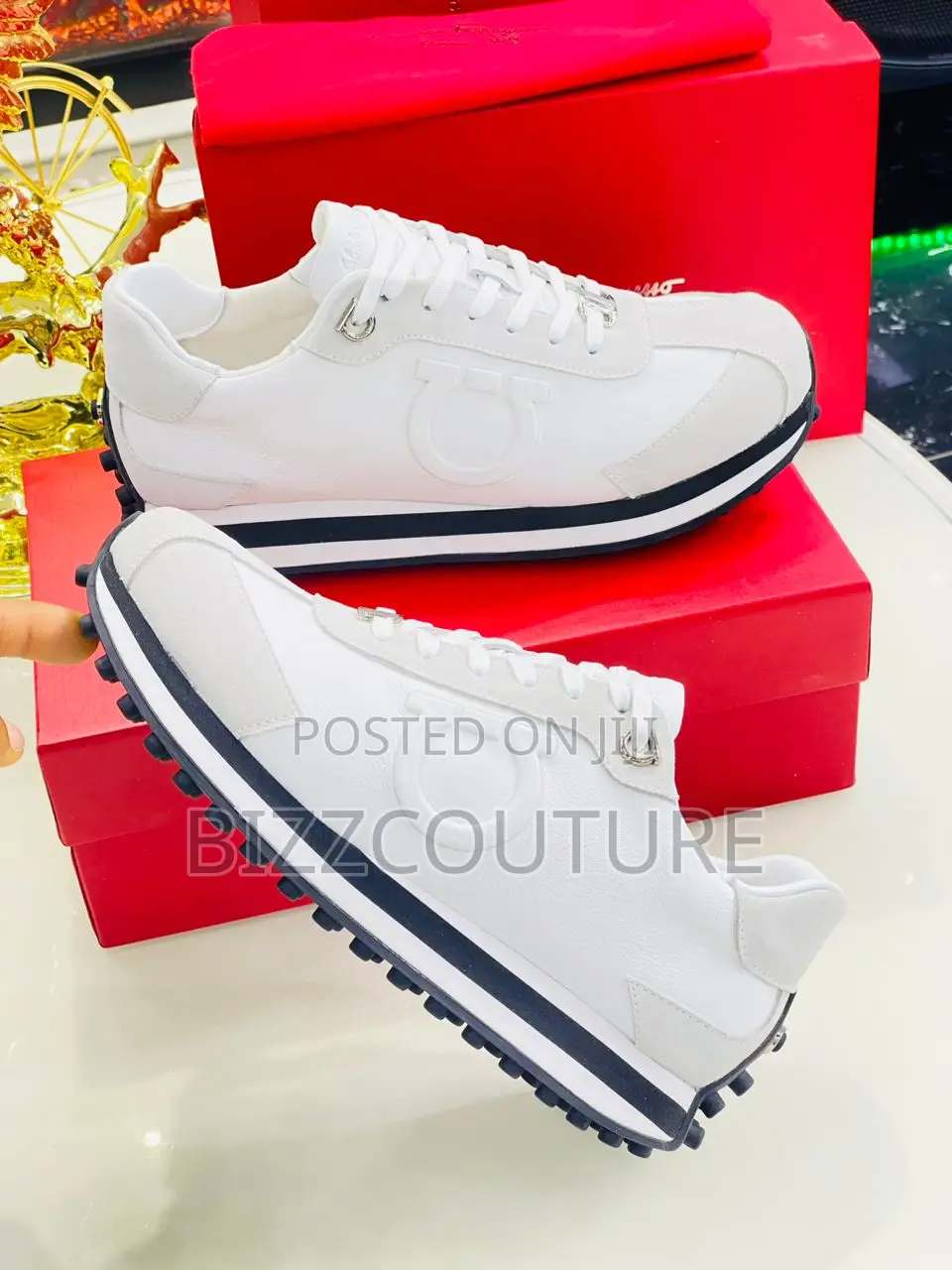 Original SALVATORE FERRAGAMO Sneakers Available in Store