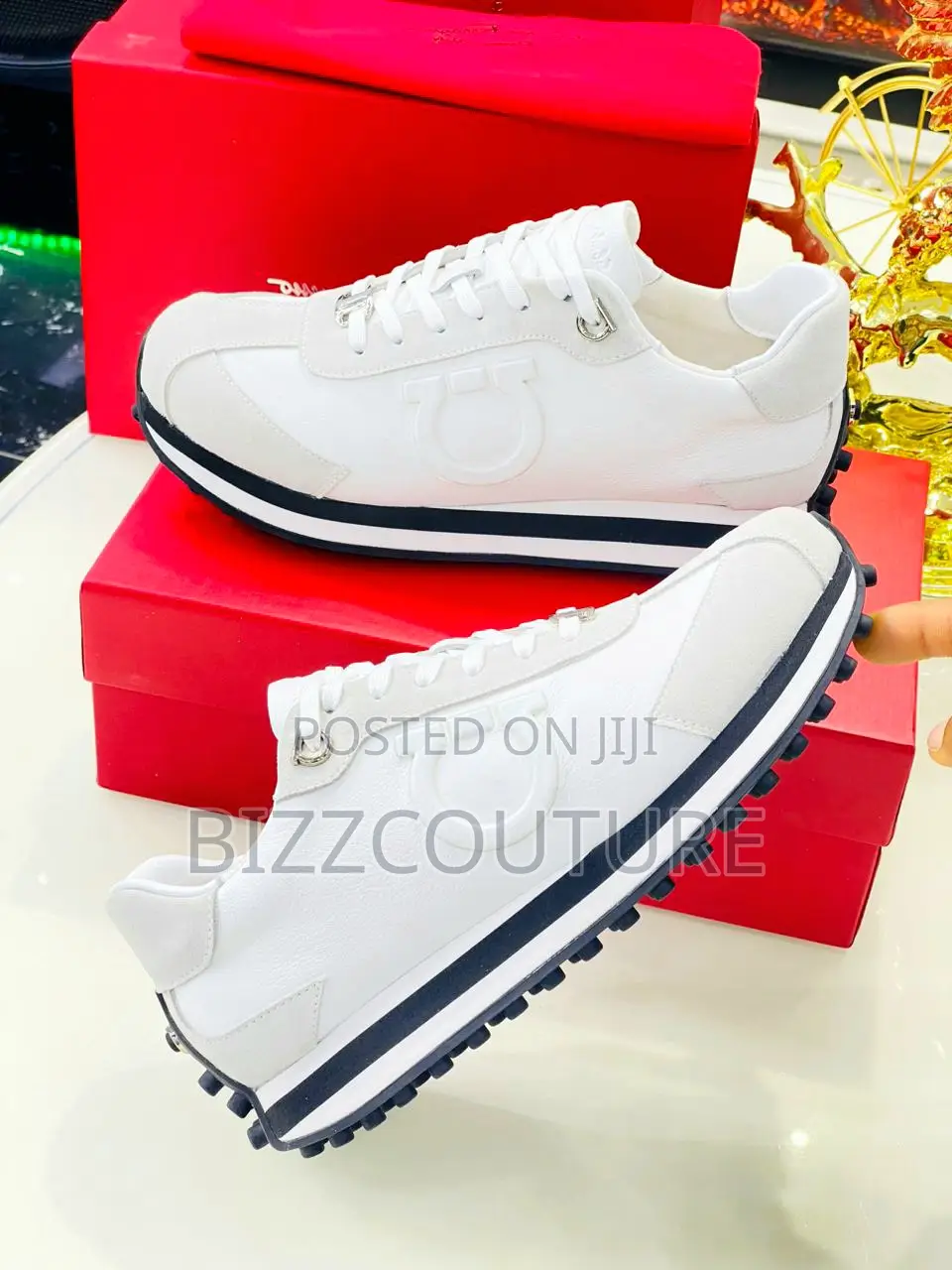 Original SALVATORE FERRAGAMO Sneakers Available in Store