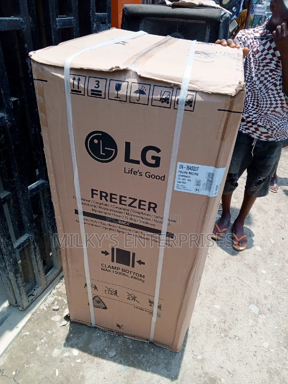 LG Upright Freezer 6 Step