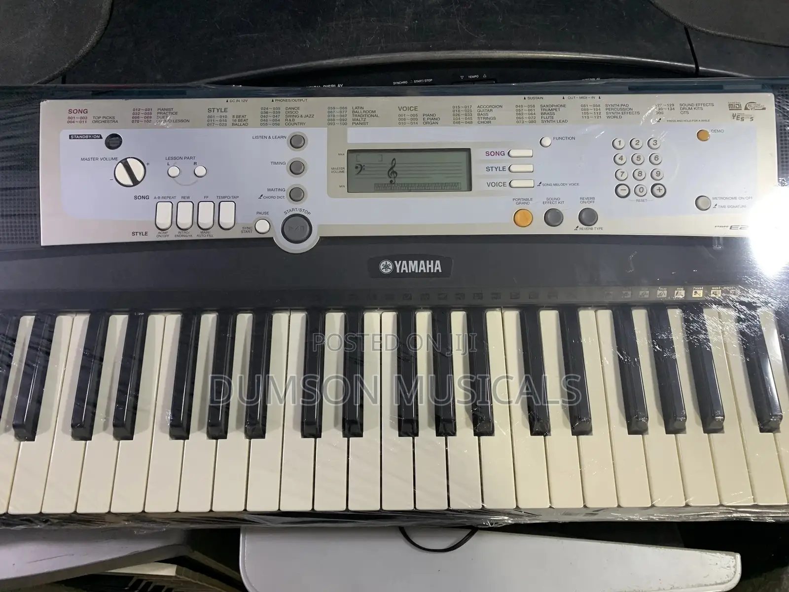 Yamaha Keyboard PSR-E203 Uk-Used