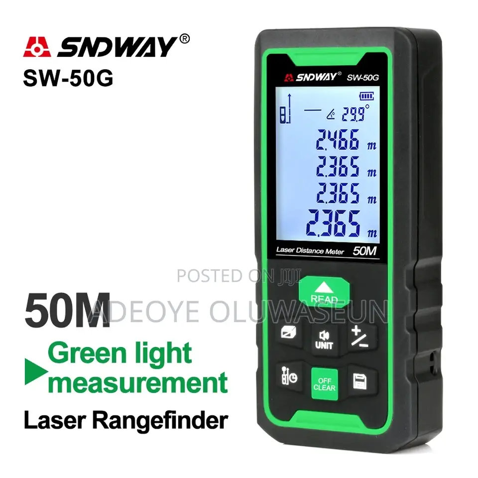 50m Outdoor Laser Measuring Tape/ Laser Distance Meter