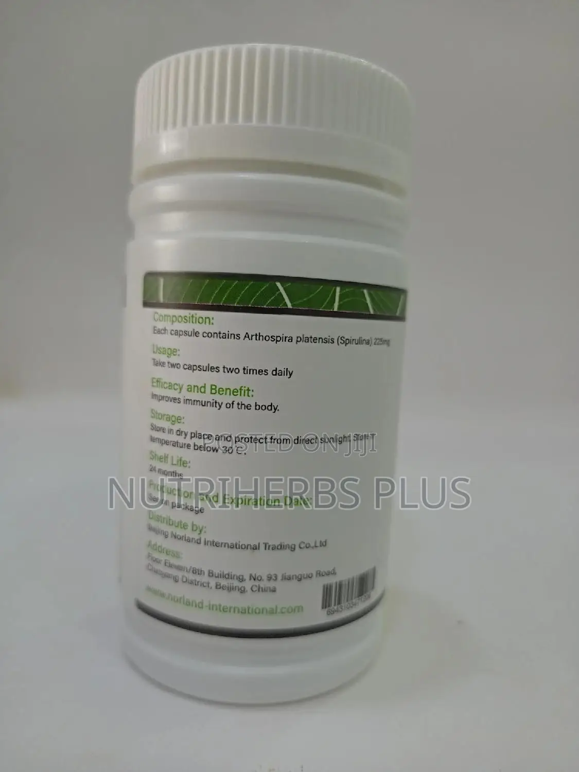 Norland Green Spirulina Caps: Boost Immunity and Metabolism