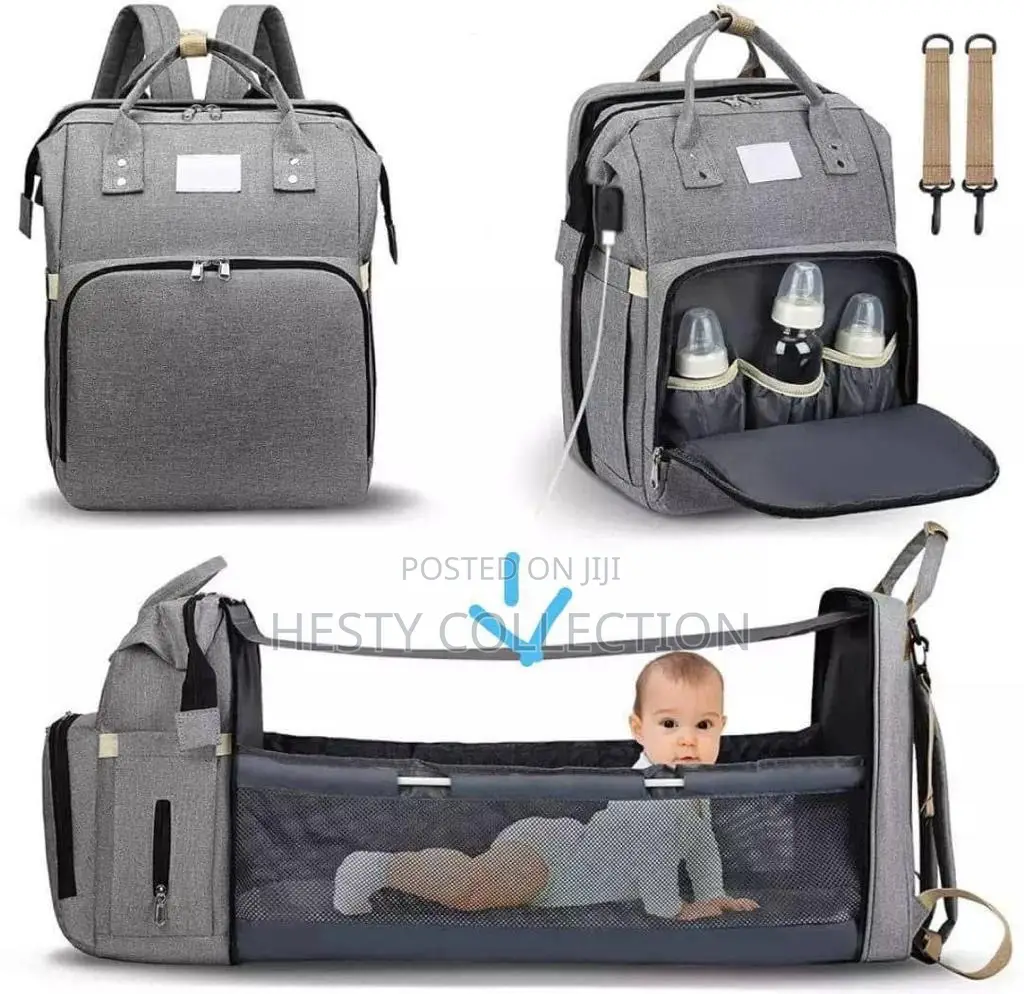 2 in 1 Multipurpose Baby Bag and Bed Maternity Diaper Bag