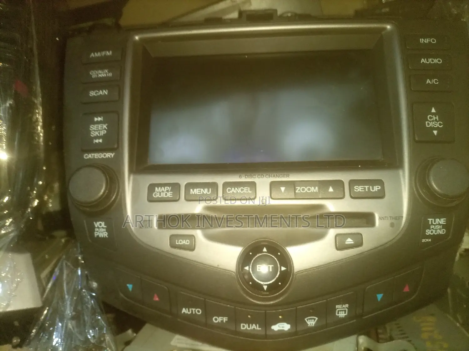 2003-2007 Honda Accord Navigation CD and Radio