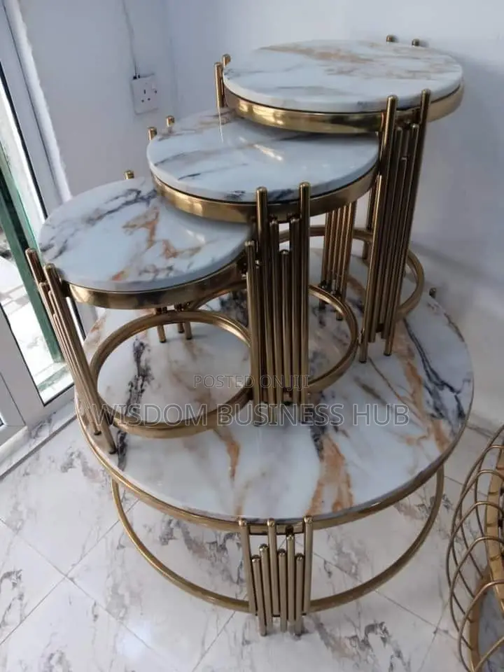 Center Table With 3 Stools