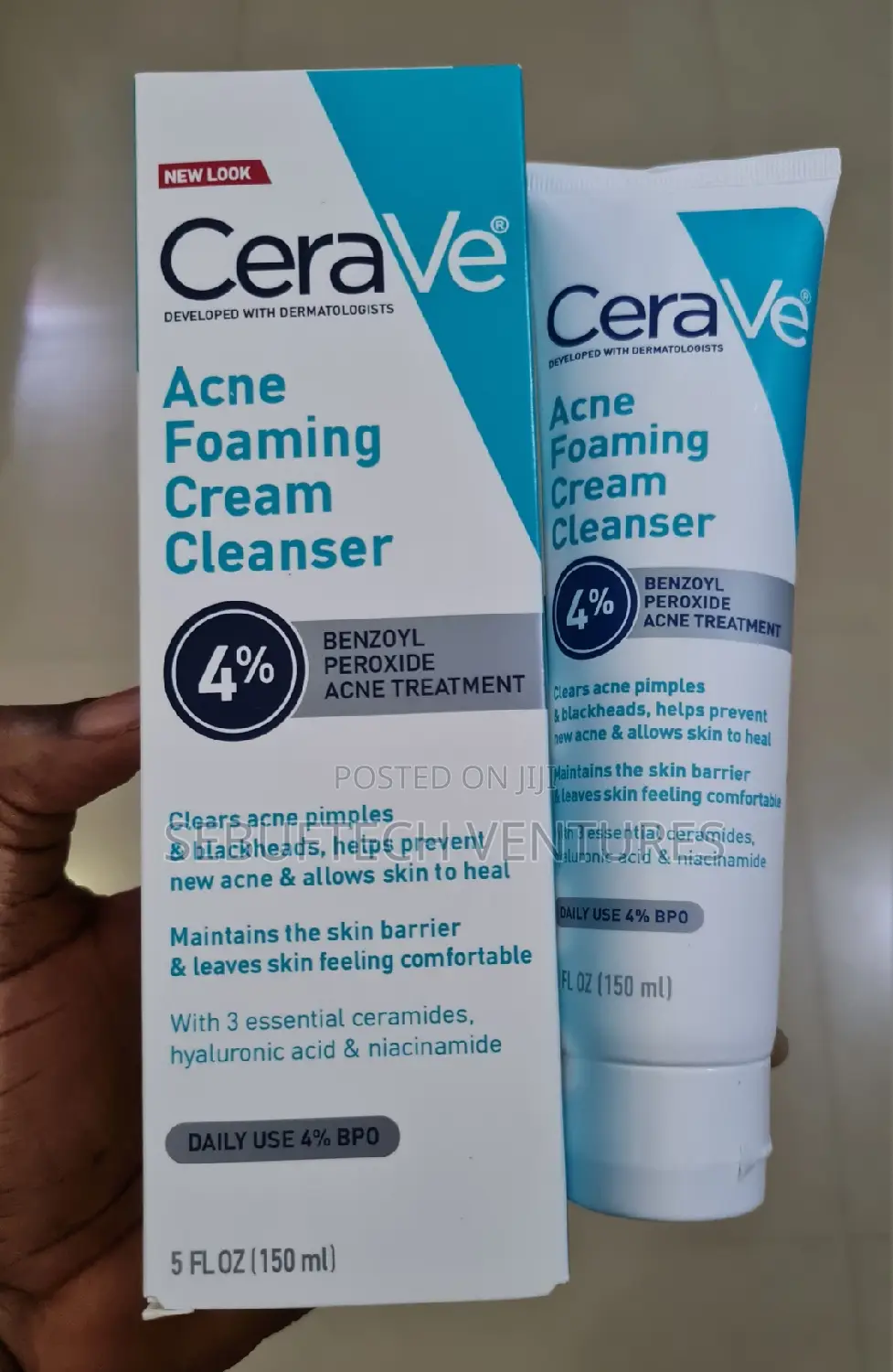 Cerave Acne Foaming Cream Cleanser - New Version- 150ml