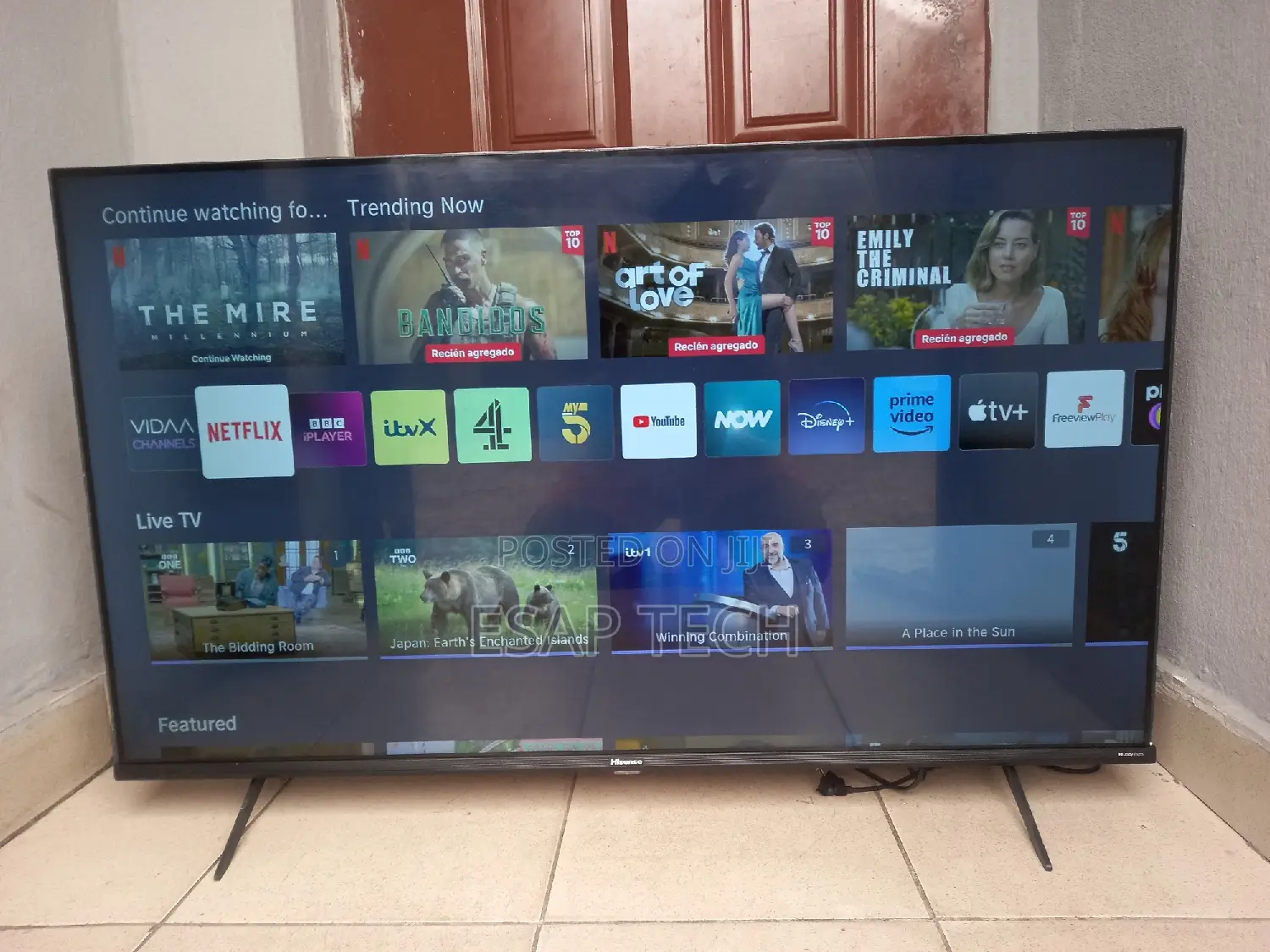 Hisense Smart TV 43 Inches Frameless Display