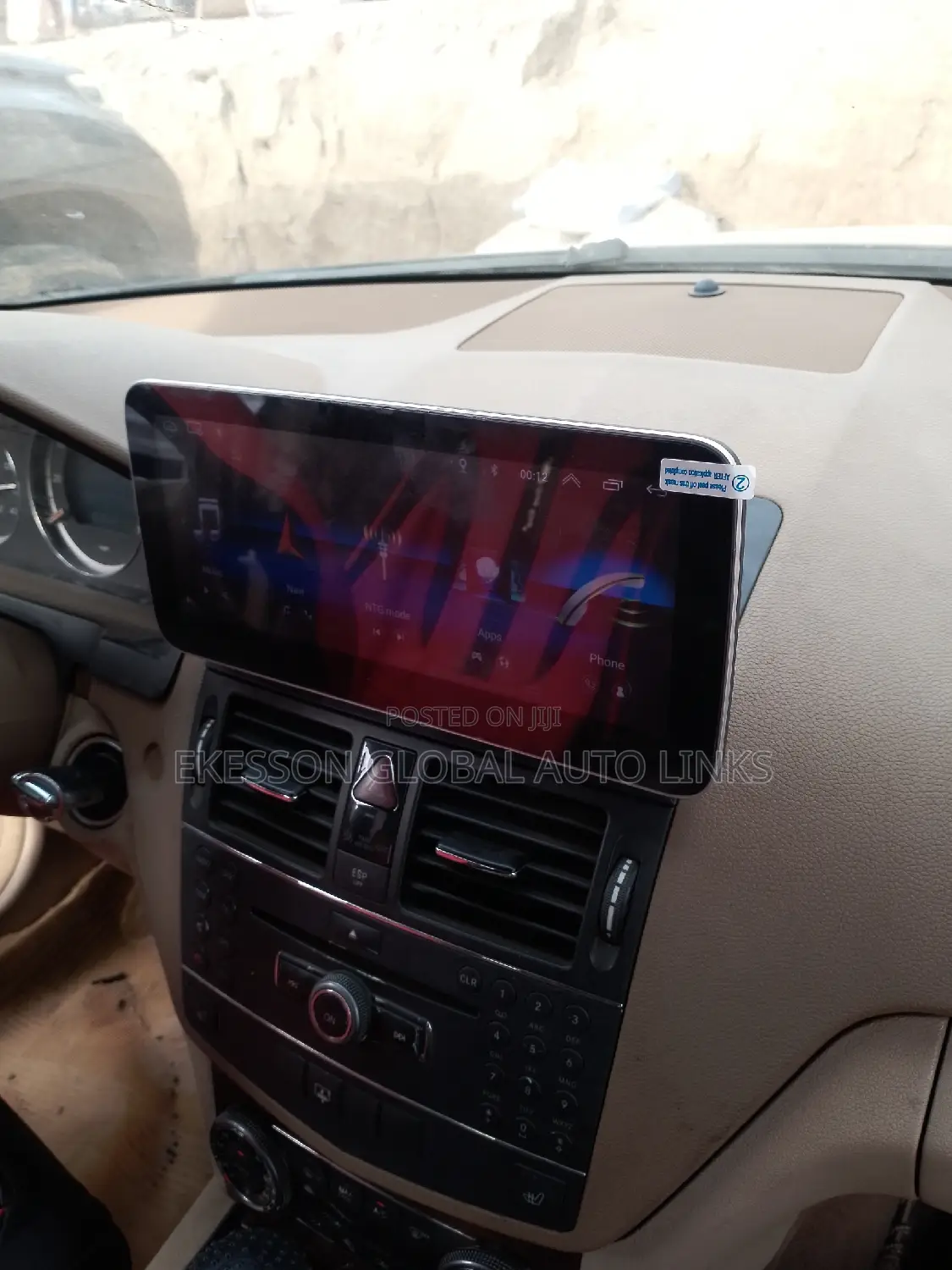 Mercedes Benz C300 08-2010 Android Tesla Screen With Camera