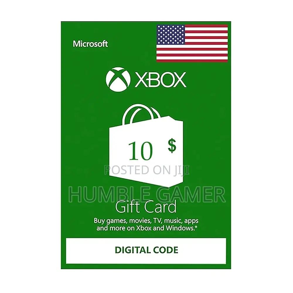 $10 USD Xbox Live Gift Cards And More