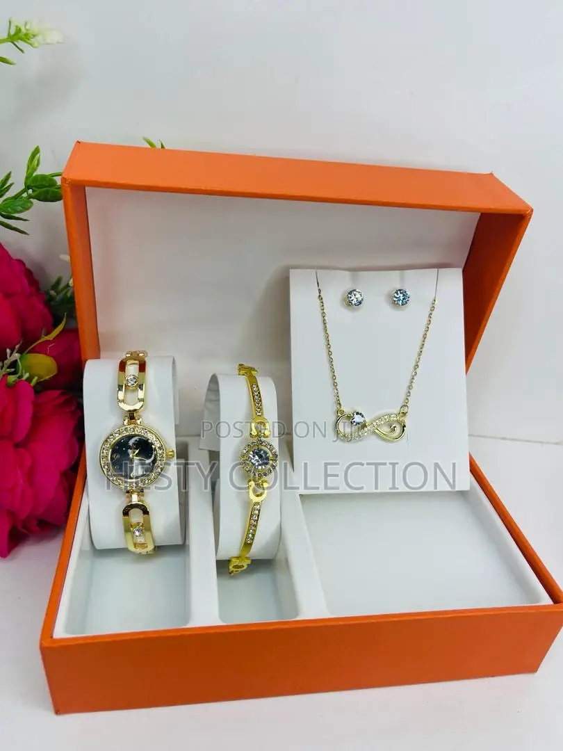 Wristwatch Necklace Jewelry Gift Birthday Package for Her