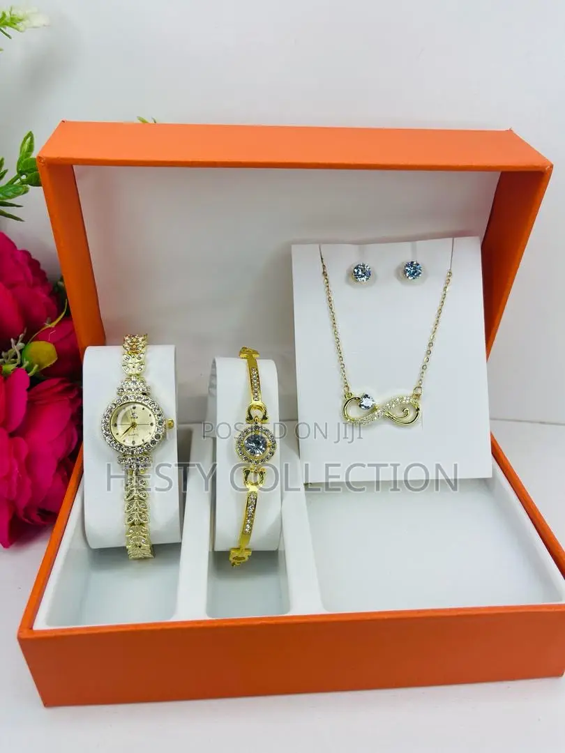 Wristwatch Necklace Jewelry Gift Birthday Package for Her