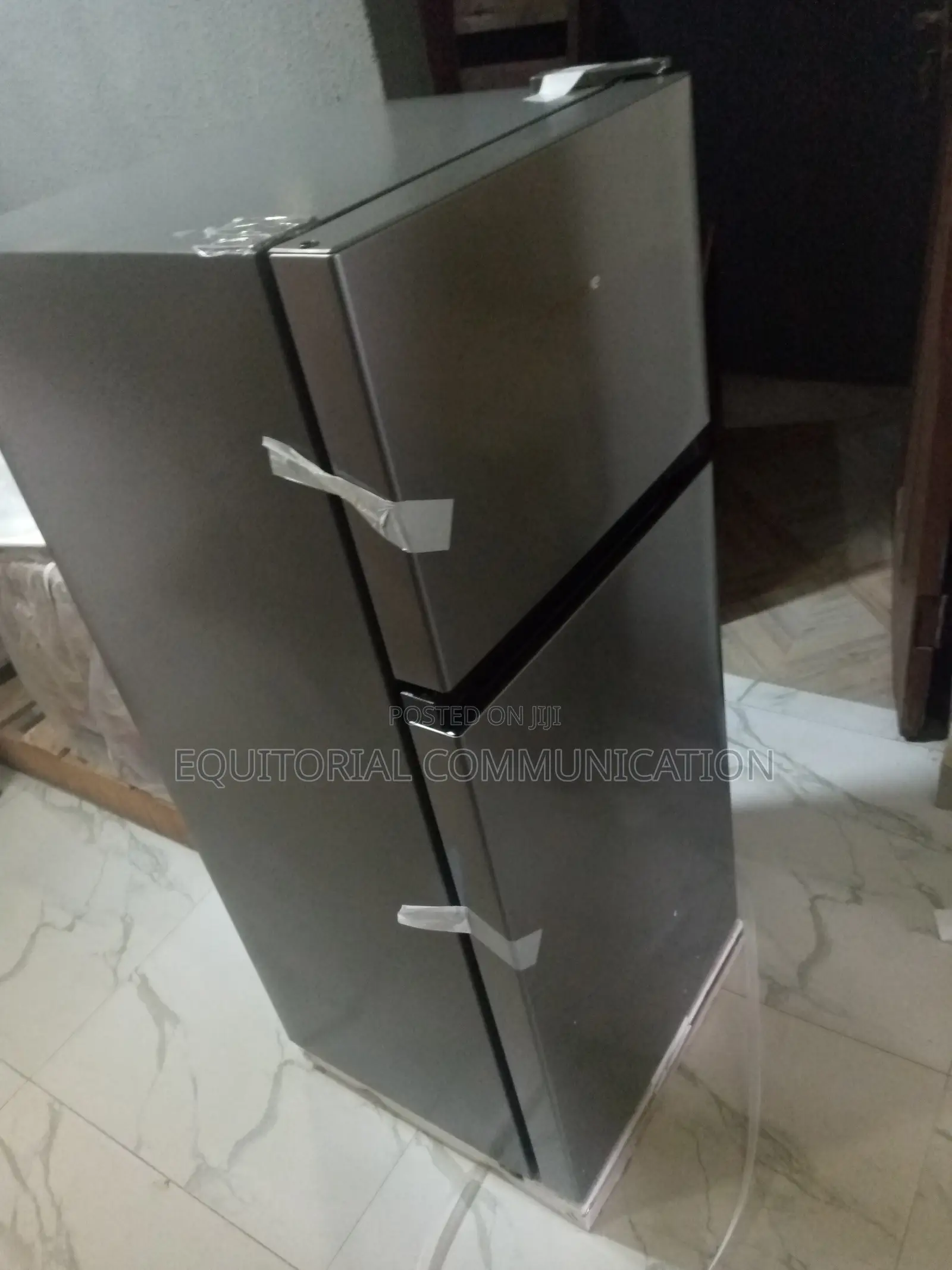 New Hisense 124litres Ref172dr Double Door Refrigerator Sliver Color