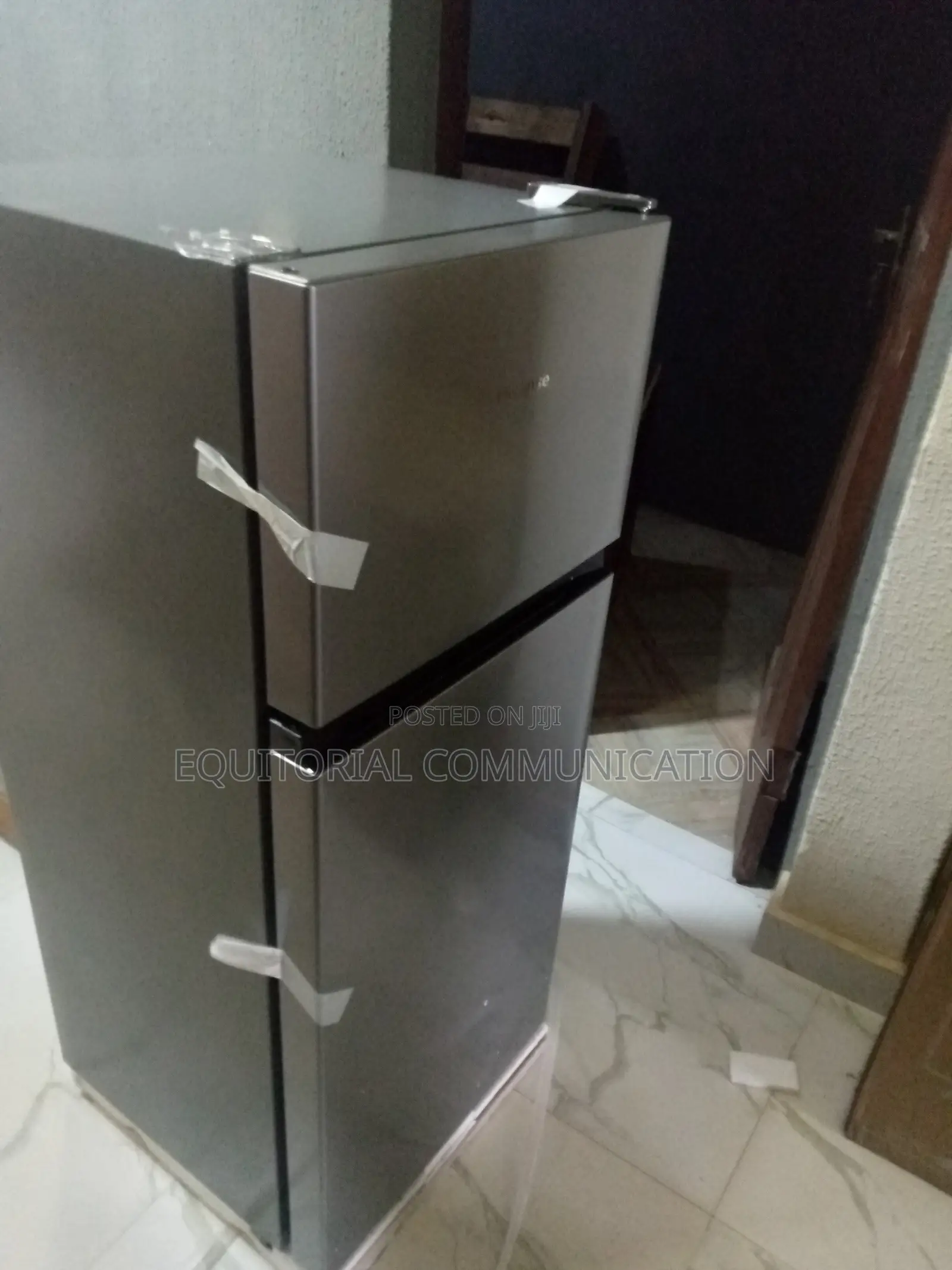 New Hisense 124litres Ref172dr Double Door Refrigerator Sliver Color