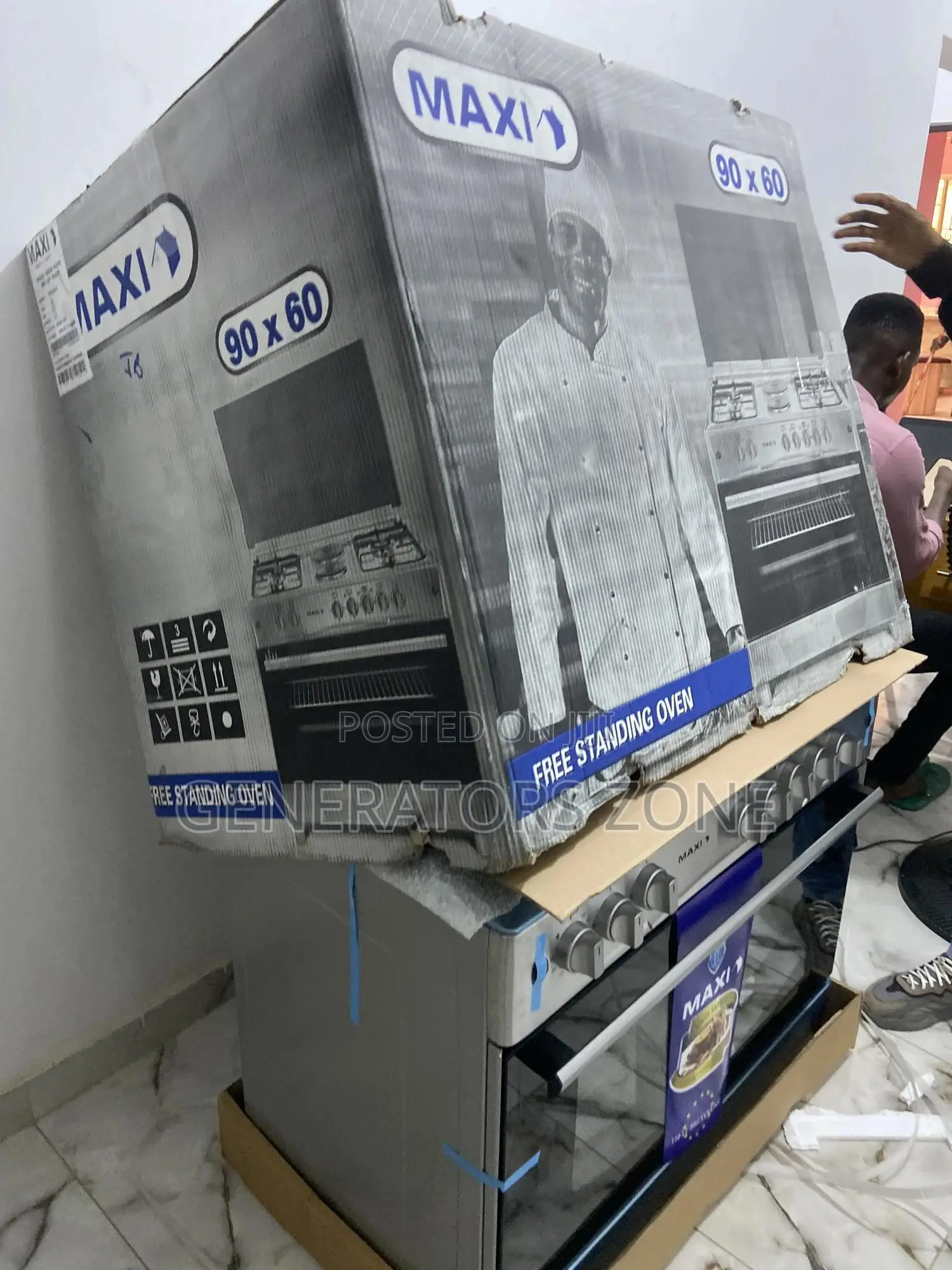 Maxi 90X60 Cooker With Oven Auto Ignition