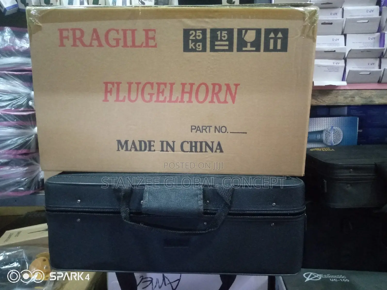 Professional Flugelhorn Gold With Mouthpiece