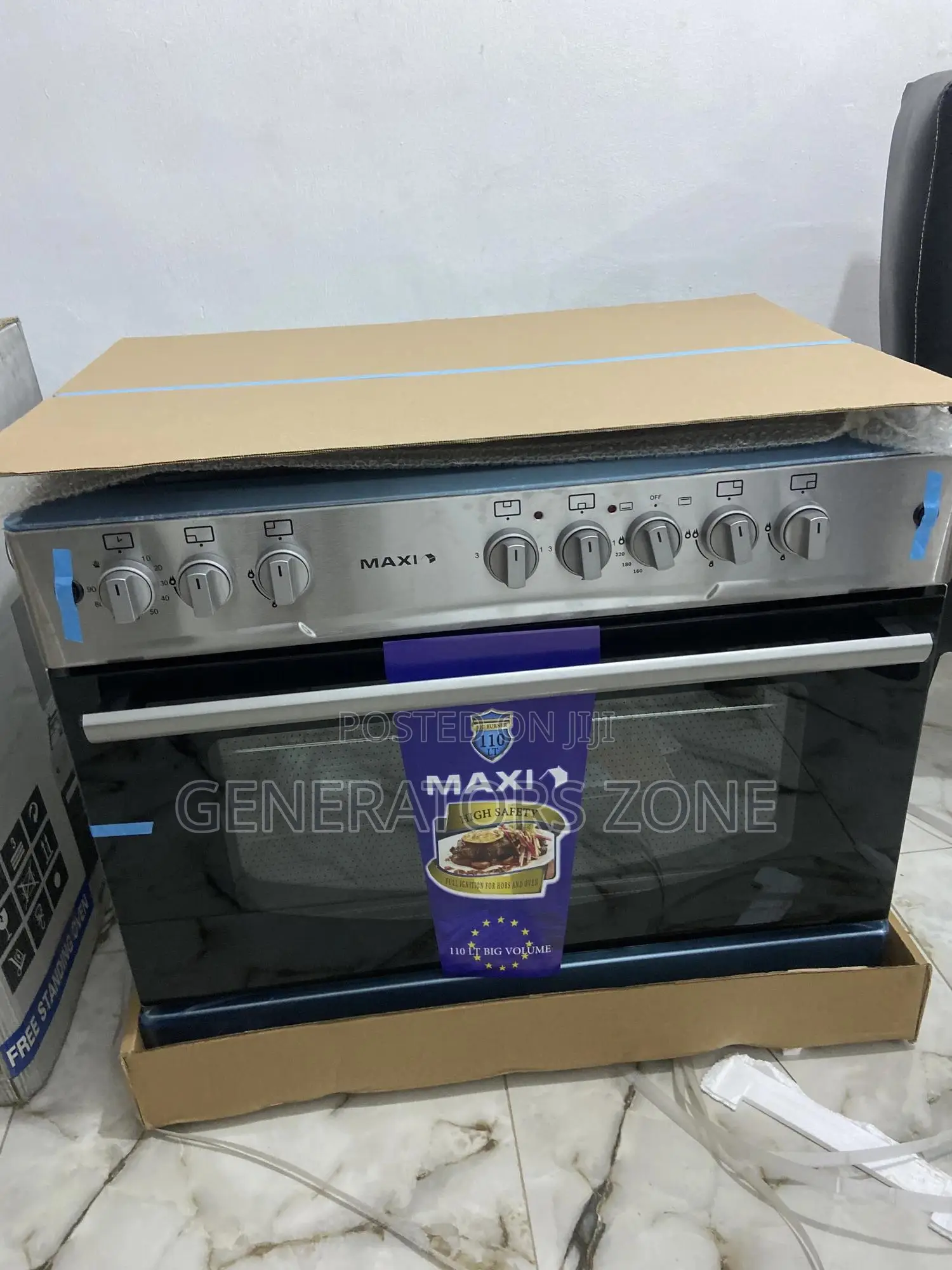 Amazing 4gas+2electric Auto Ignition Maxi Cooker With Oven
