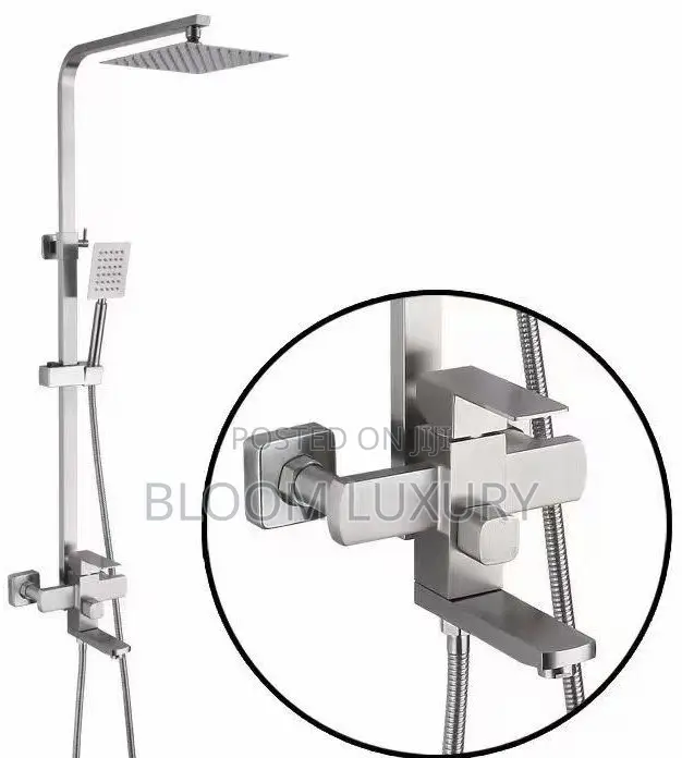 Square Anti Rust Surface Mixer Shower